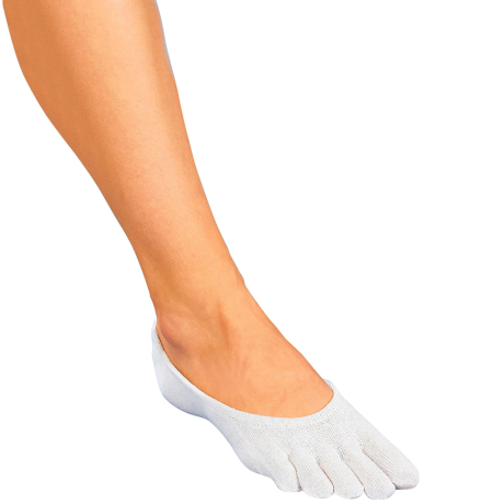 Prstové ponožky, 1 pár, farba biela - Kliknutím zobrazíte detail obrázku.