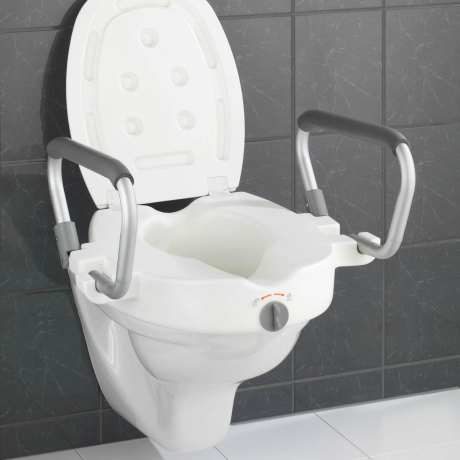 Nadstavec na WC s madlami Secura - Kliknutím zobrazíte detail obrázku.